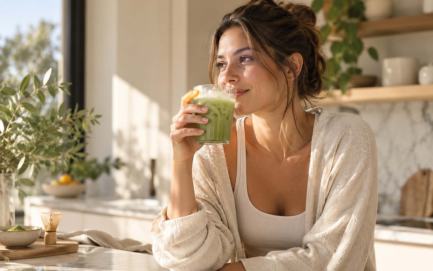 A natural morning drink ritual