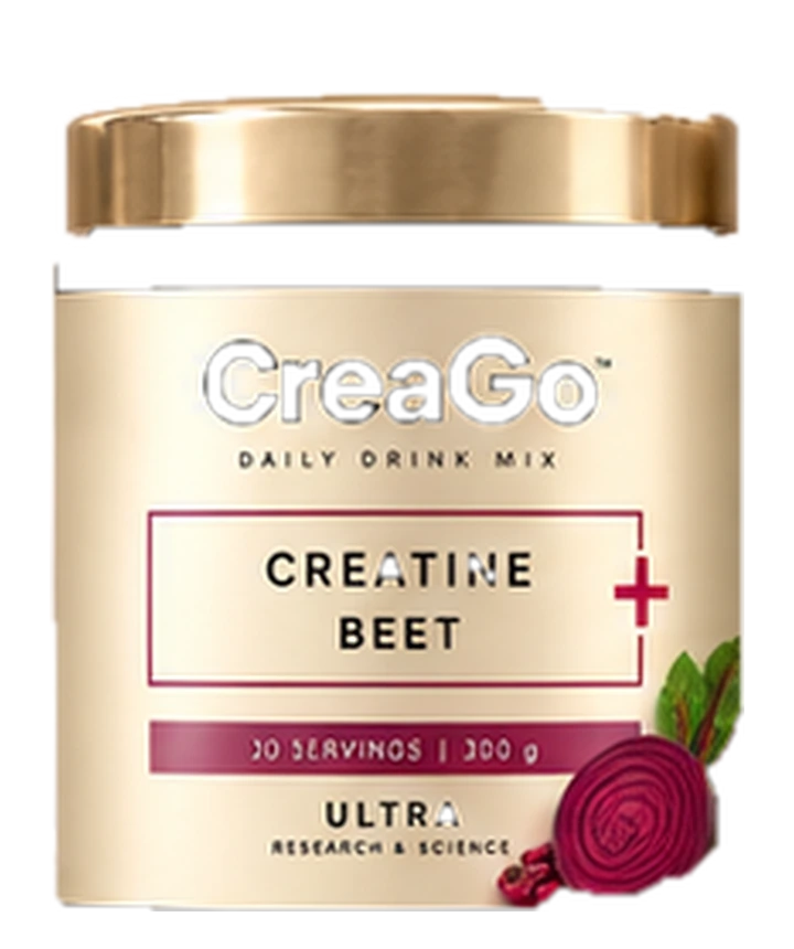 Official CreaGo Creatine + Beet packaging