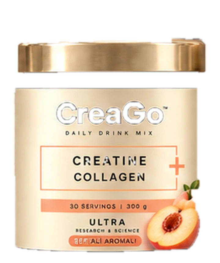 Official CreaGo Creatine + Collagen packaging